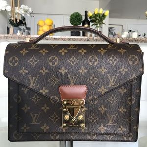 LOUIS VUITTON MONCEAU Monogram Bag MINT Condition